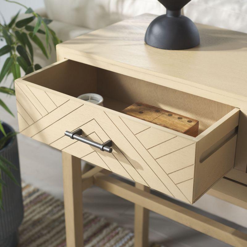 Ajana 2 Drawer Console Table - CNS5709E - Beige - Safavieh