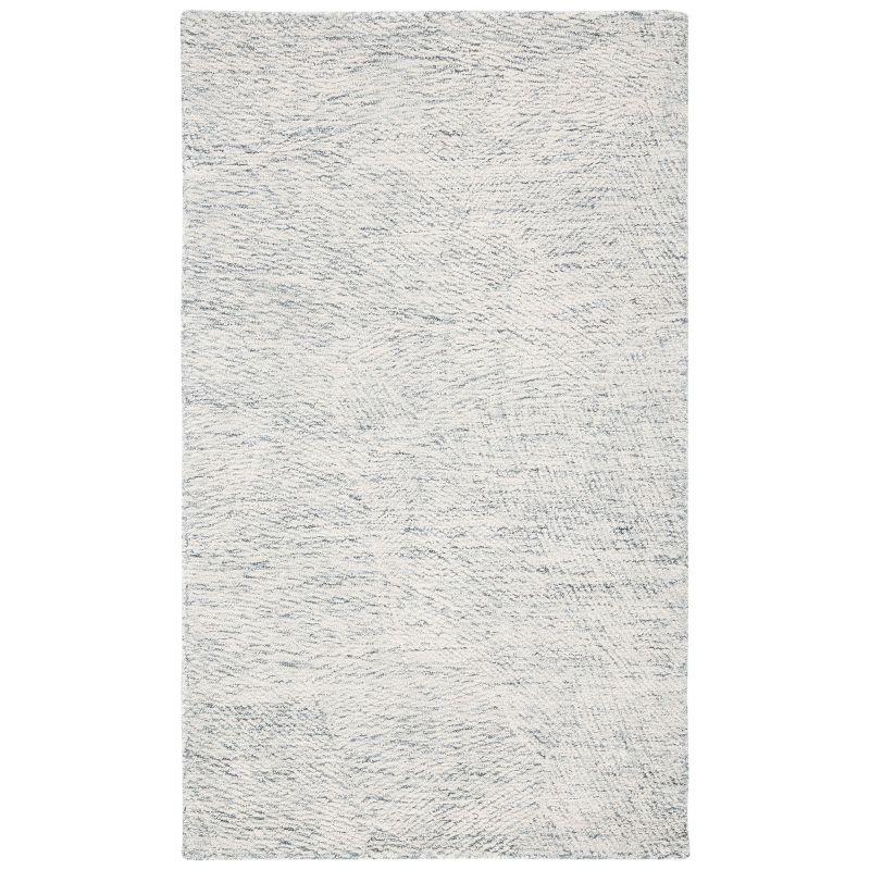 Metro MET999 Hand Tufted Indoor Accent Rug - Dark Grey/Ivory - 3'x5' - Safavieh