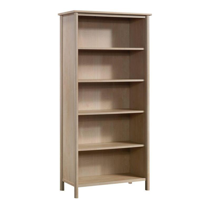 Natural Maple Adjustable 5-Shelf Bookcase