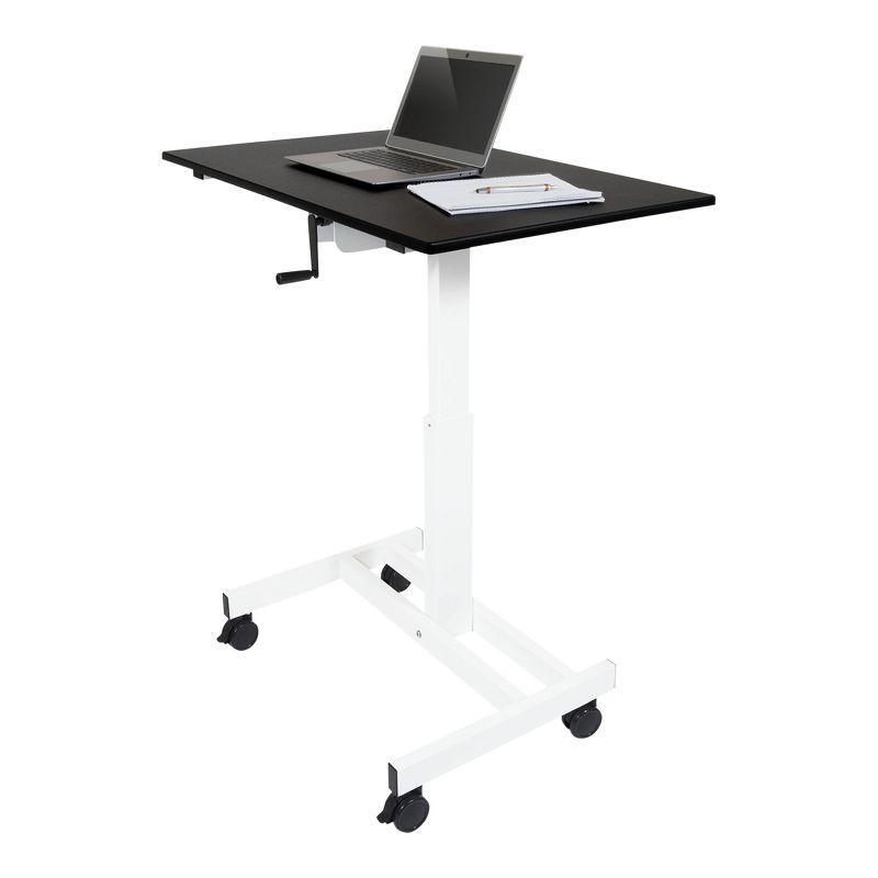 Zauna 39.38'' W Laptop Cart with Wheels