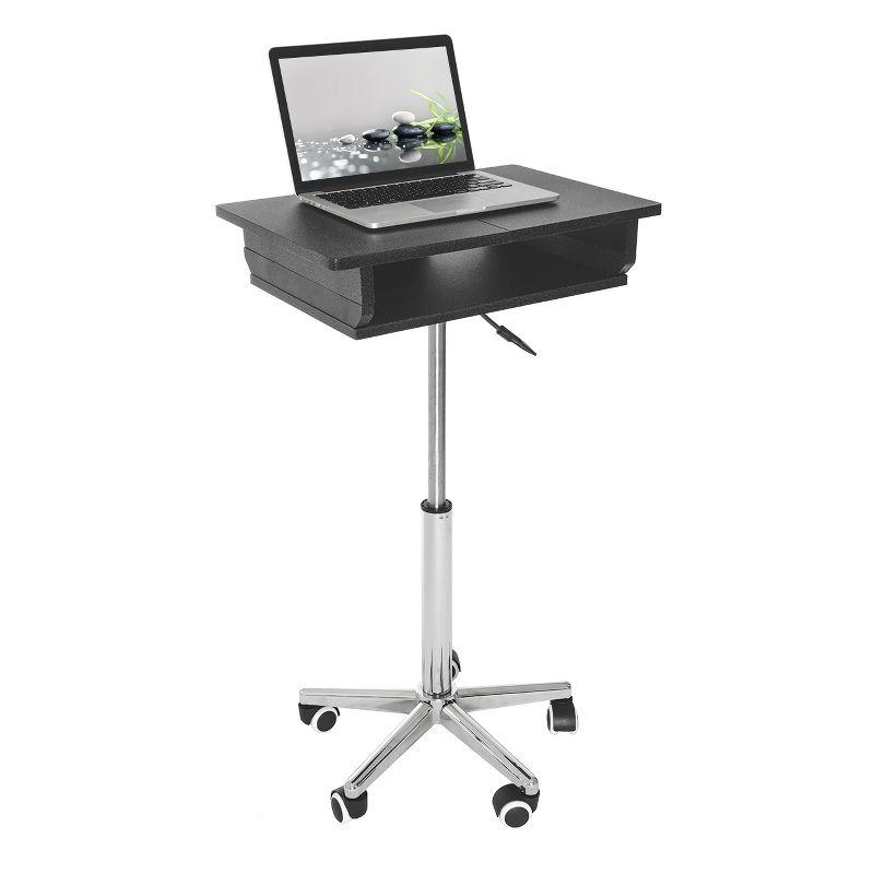 Folding Table Laptop Cart Graphite - Techni Mobili