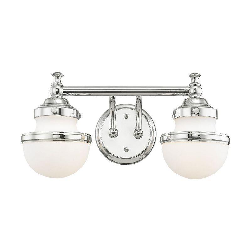 Livex Lighting Oldwick 2 - Light Vanity in  Polished Chrome