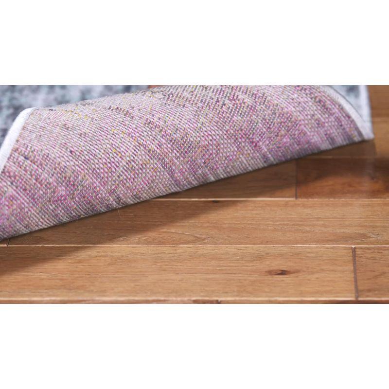 Adirondack ADR201 Power Loomed Area Rug - Light Grey/Black - 6'x6' - Safavieh.