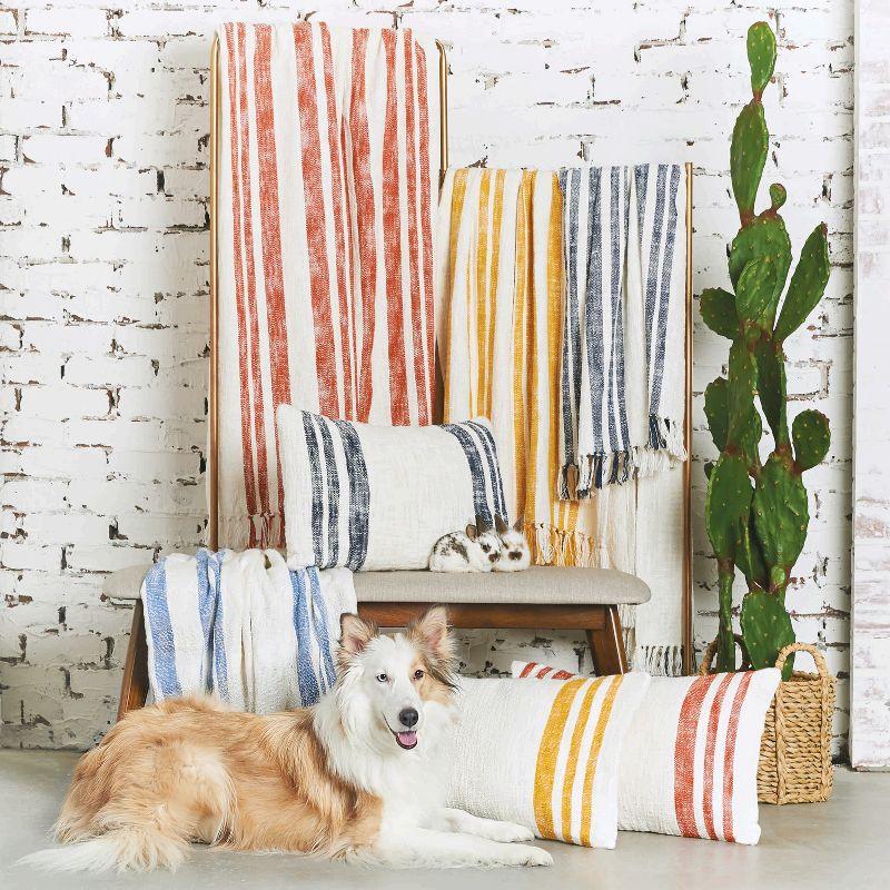 Morgan Cotton Blend Throw Pillow