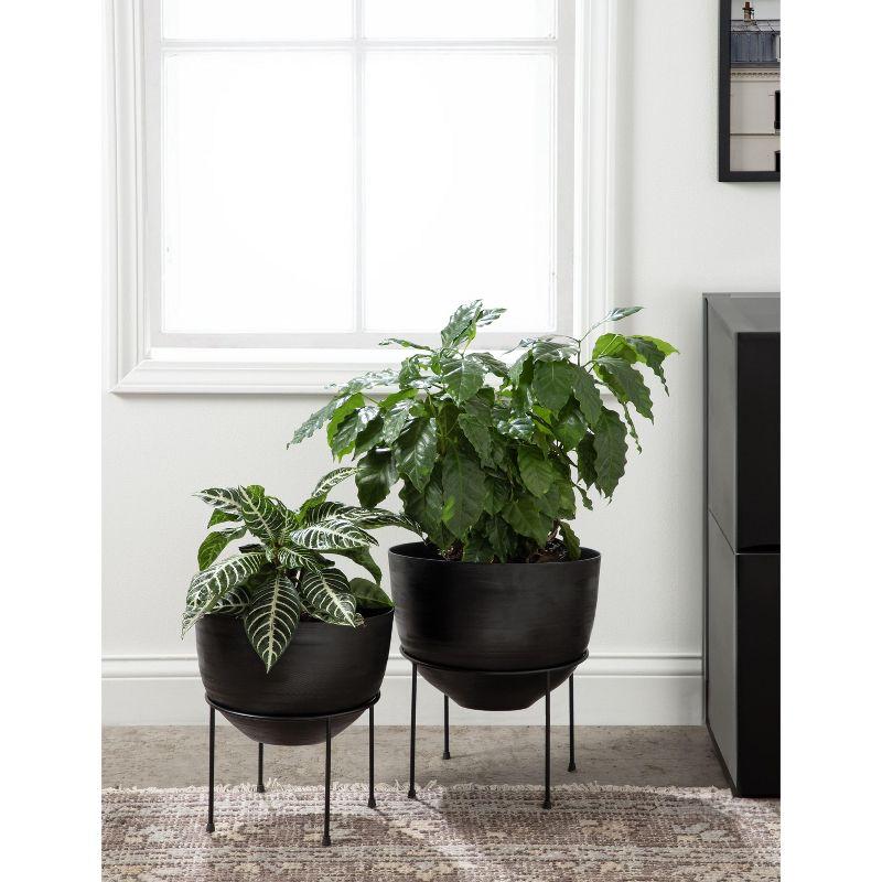 Beamon Metal Pot Planter - Set of 2