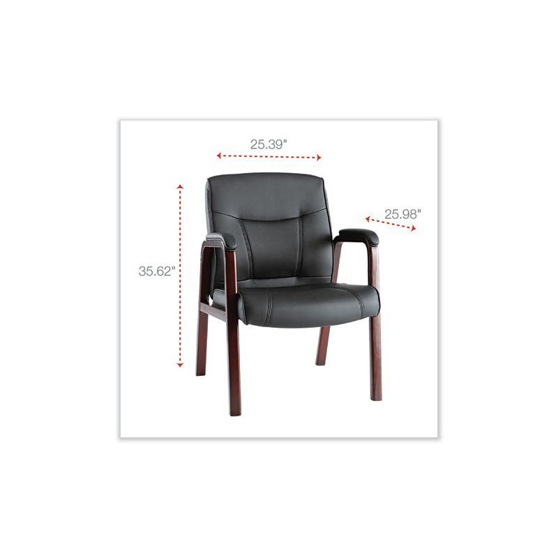 Alera® Waiting Room Chair with Wood Frame