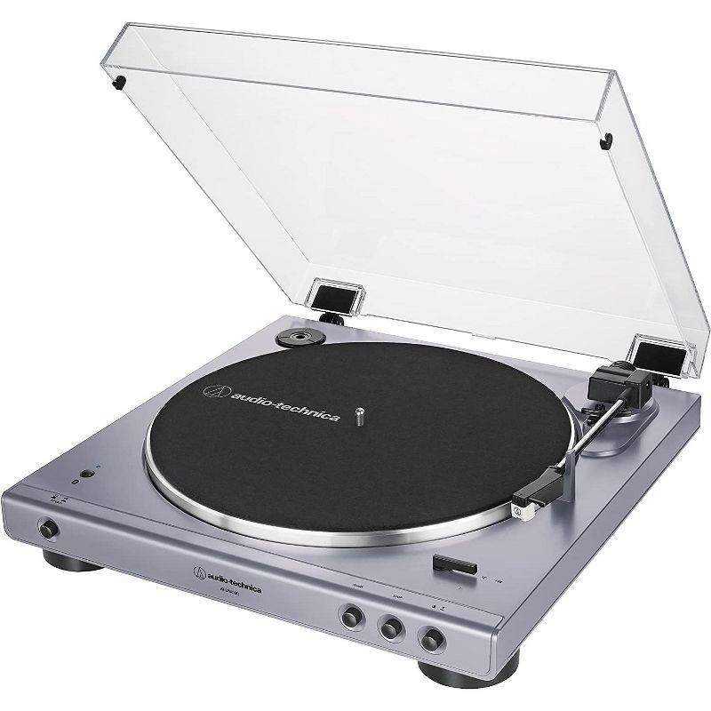 Audio-Technica AT-LP60XBT Fully Automatic Bluetooth Belt-Drive Stereo Turntable, Lilac (Limited Edition)