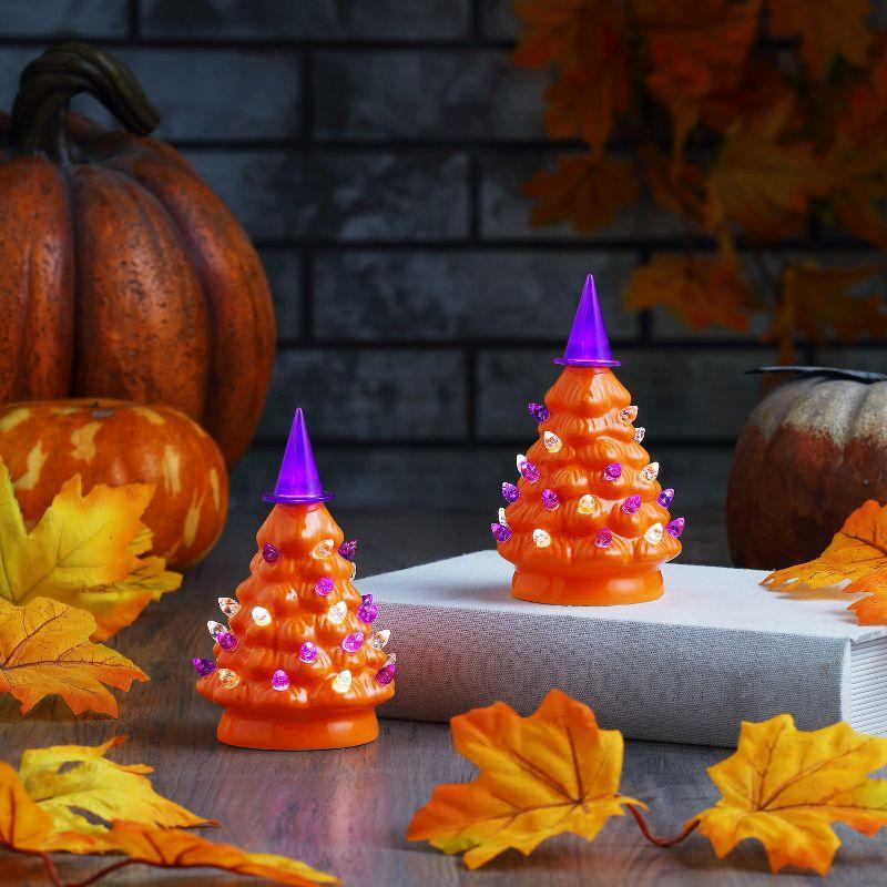 Mr. Halloween Mini Halloween Trees - Orange