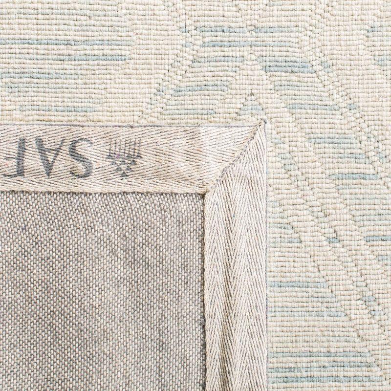 Marbella MRB312 Hand Loomed Indoor Area Rug - Light Blue/Ivory - 5'x8' - Safavieh