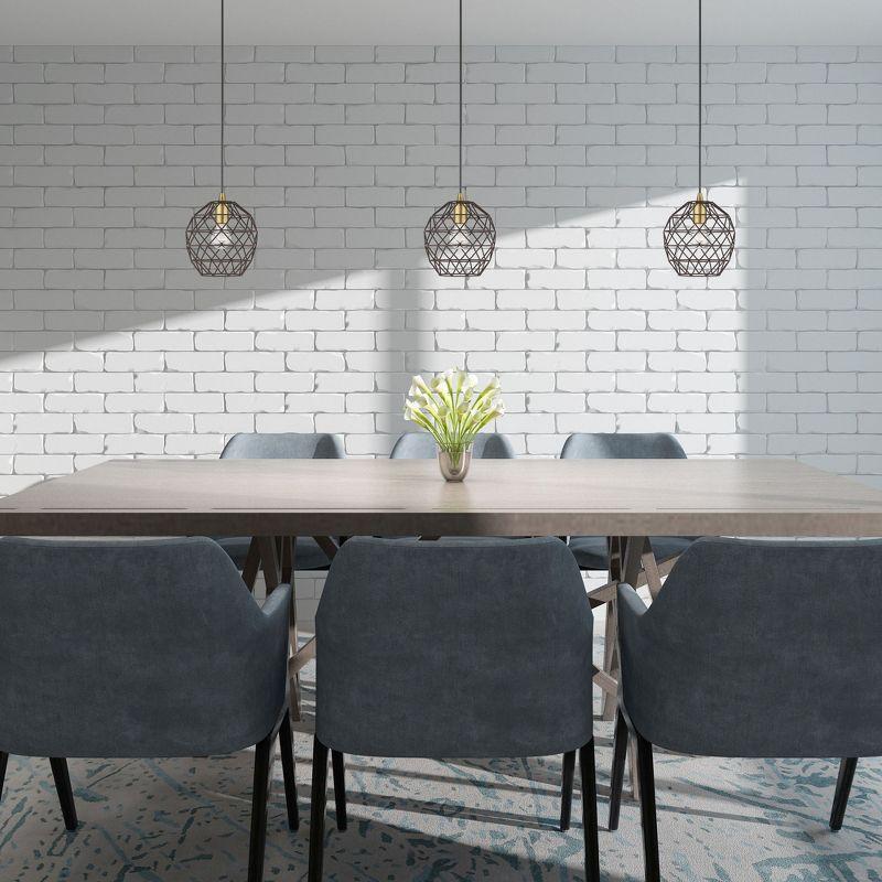 Livex Lighting Geometric Shade 1 - Light Pendant in  Bronze