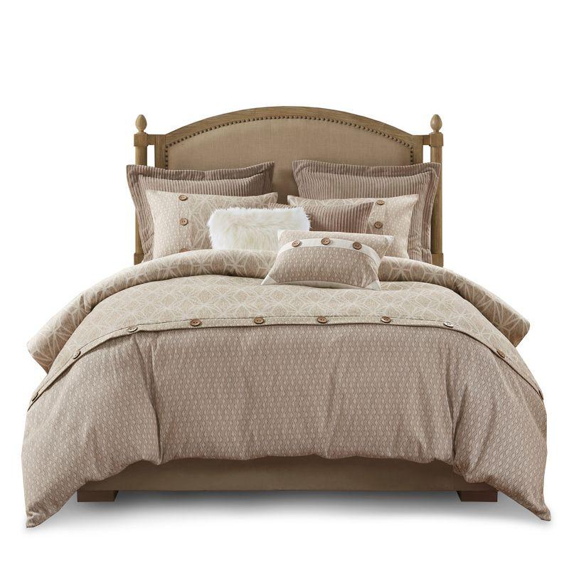 Madison Park Signature Madison Park Signature Grace Geometric Oversized Jacquard Comforter Set