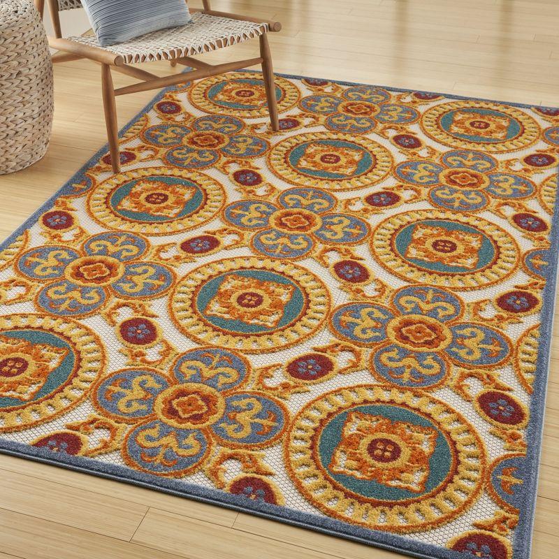 Lark Manor™ Isalia 5'3" X 7'5" Multicolor Tropical Rug