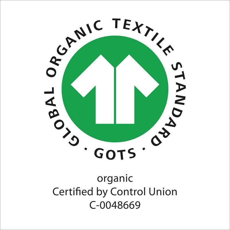 6pc Organic Cotton Bath Towel Set Seafoam: Madison Park, Luxury Terry, Heavyweight GSM, OEKO-TEX Certified