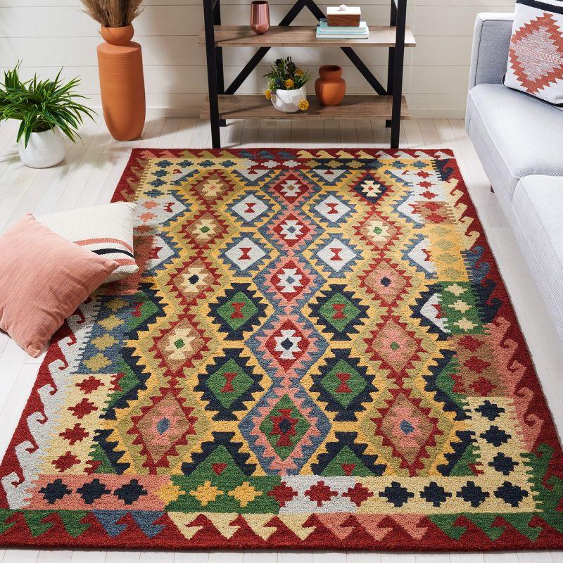 Foundry Select Ashle Hand Tufted 0.8 Wool 0.1 Cotton 0.1 Latex Southwestern Rug