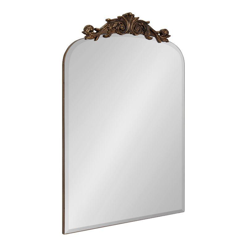 Kate and Laurel Arendahl Glass Arch Mirror, 20x30, Gold