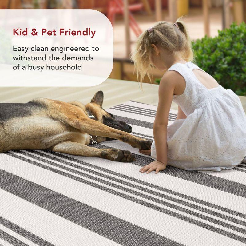 Nuloom Robin Multi Stripe Indoor/Outdoor Area Rug