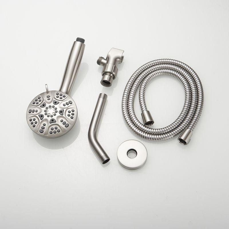 Single-Handle 6-Spray Shower Faucet Set Trim Kit with Valve and Filtered Handheld Shower Head