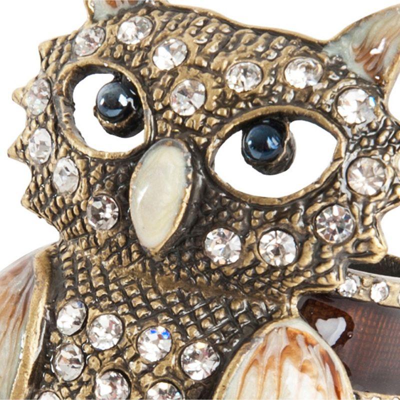 Saro Nature's Touch Metal Napkin Ring (Set of 4)