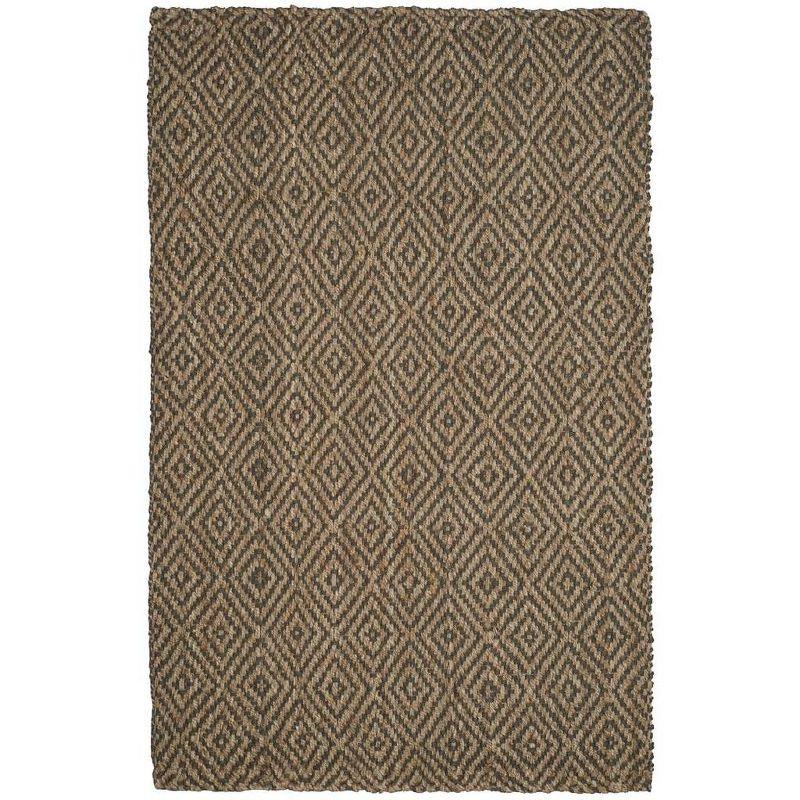 Natural Fiber NF181 Hand Woven Indoor Area Rug - Natural/Grey - 5'x8' - Safavieh.