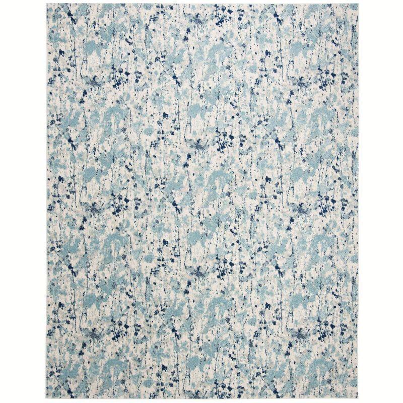 Evoke EVK284 Power Loomed Indoor Area Rug - Ivory/Blue - 8'x10' - Safavieh