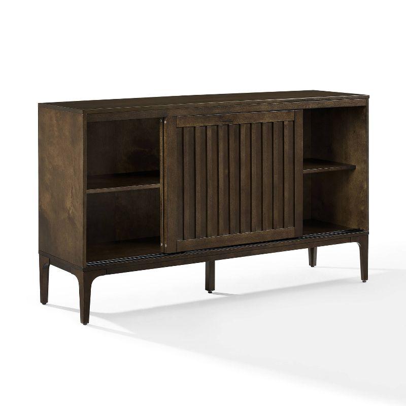 Asher 54" Dark Brown Mid-Century Modern Sideboard