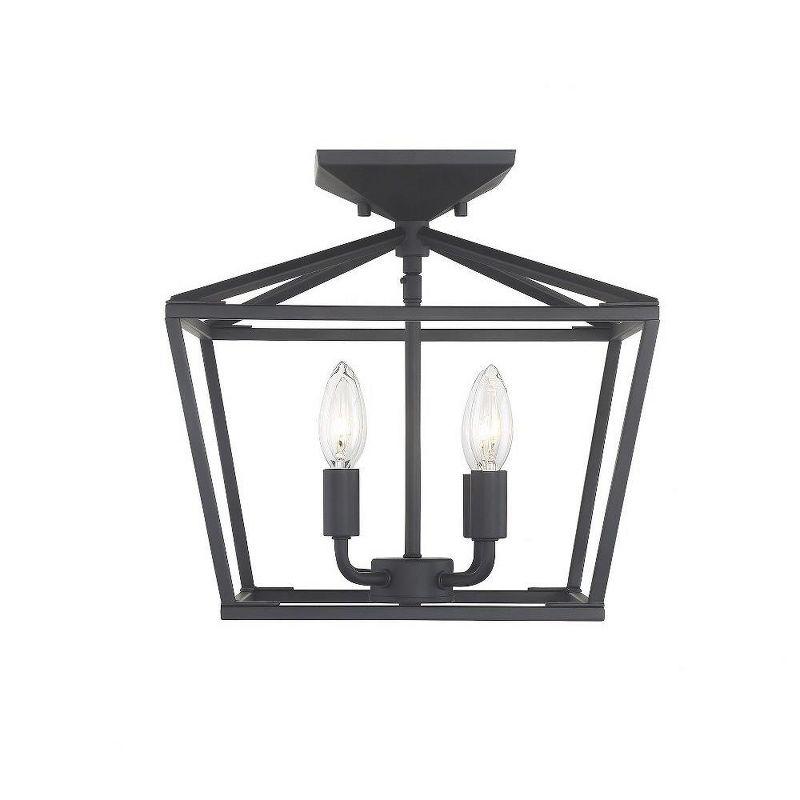 Savoy House Townsend 4 - Light Semi-Flush Mount in  Matte Black