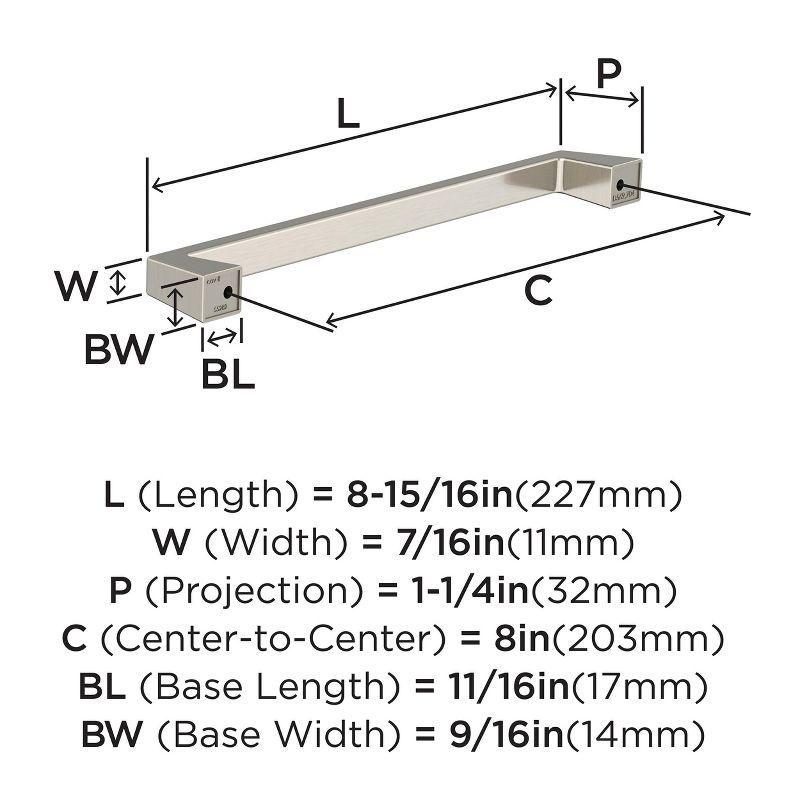 Blackrock 8 in (203 mm) Center-to-Center Cabinet Pull