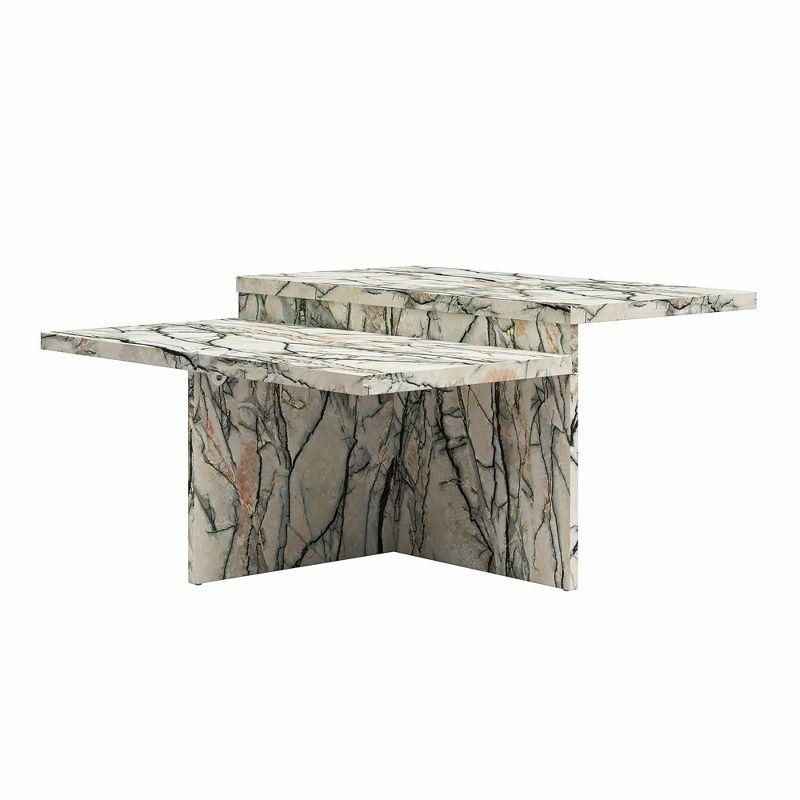 CosmoLiving by Cosmopolitan Brielle Two-Tiered Coffee Table