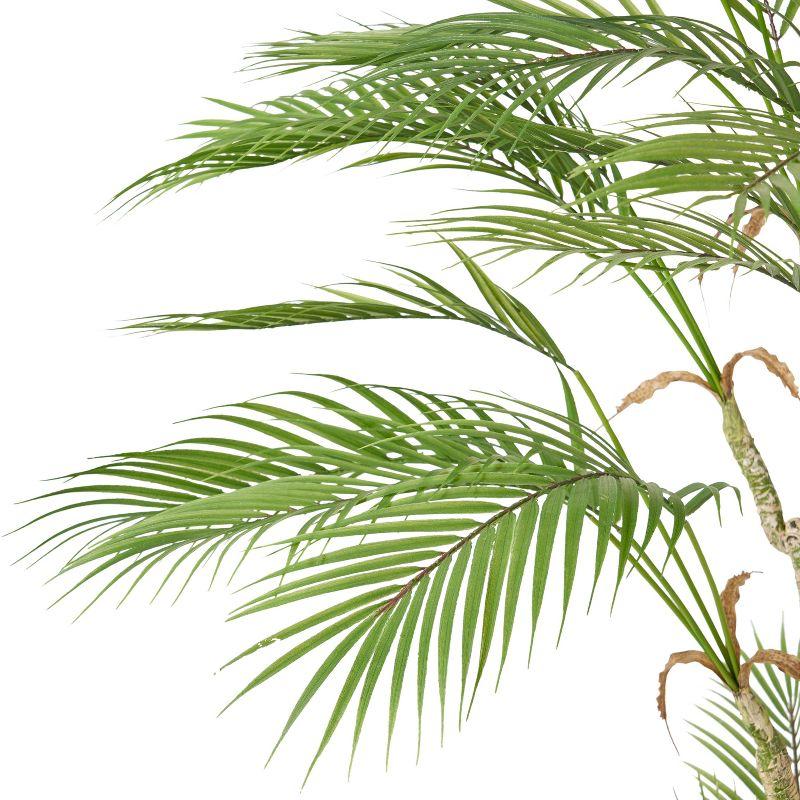 GDFStudio Abbeville Artificial Palm Tree, Green, 5.5' x 3.5'
