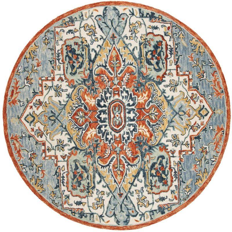 Vahakn Hand Tufted 80% Wool, 20% Cotton Southwestern Rug