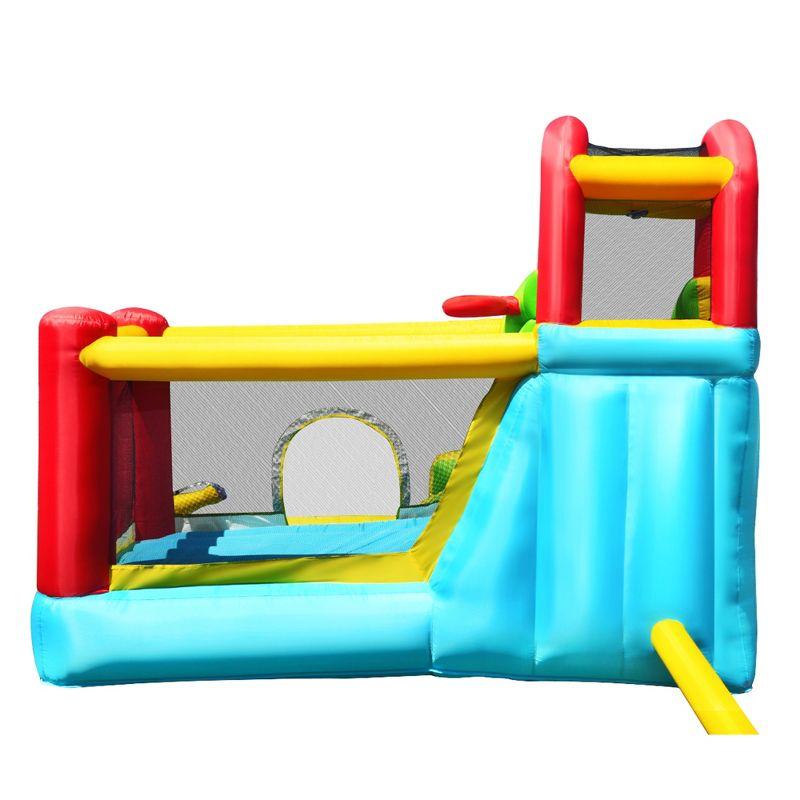 Costway Inflatable Kids Water Slide Jumper Bounce House Splash Water Pool Without Blower