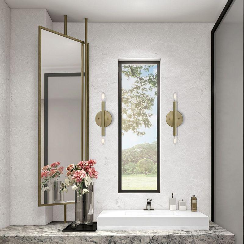 Livex Lighting Copenhagen 2 - Light Wall Light in  Antique Brass