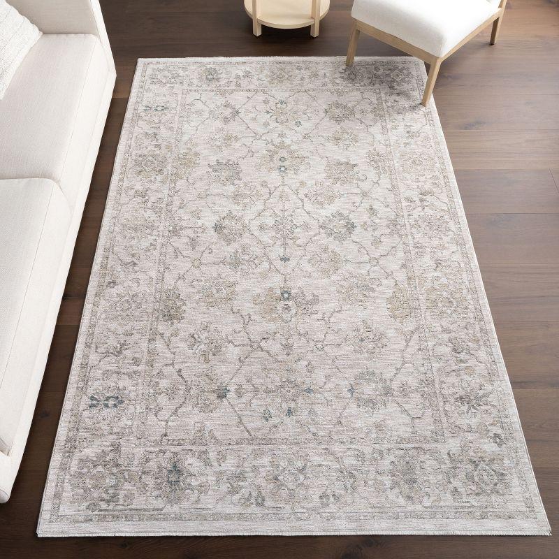 Nuloom Georgianna Medallion Fringe Indoor Area Rug, Runner 2' 8" x 8', Beige