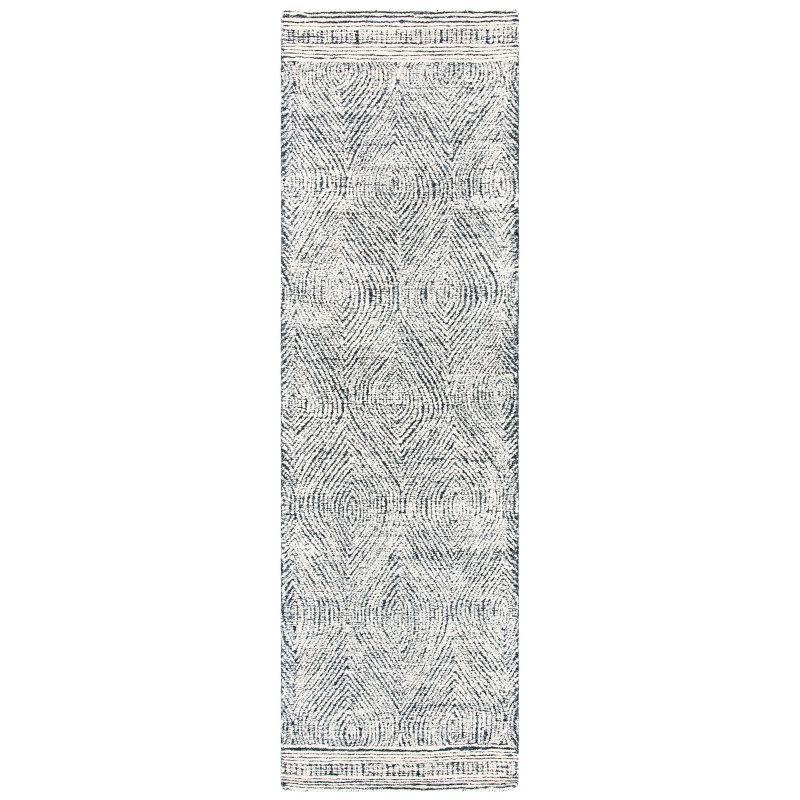 Abstract ABT340 Handmade Indoor Accent Rug - Ivory/Charcoal - 2'-3"x4' - Safavieh