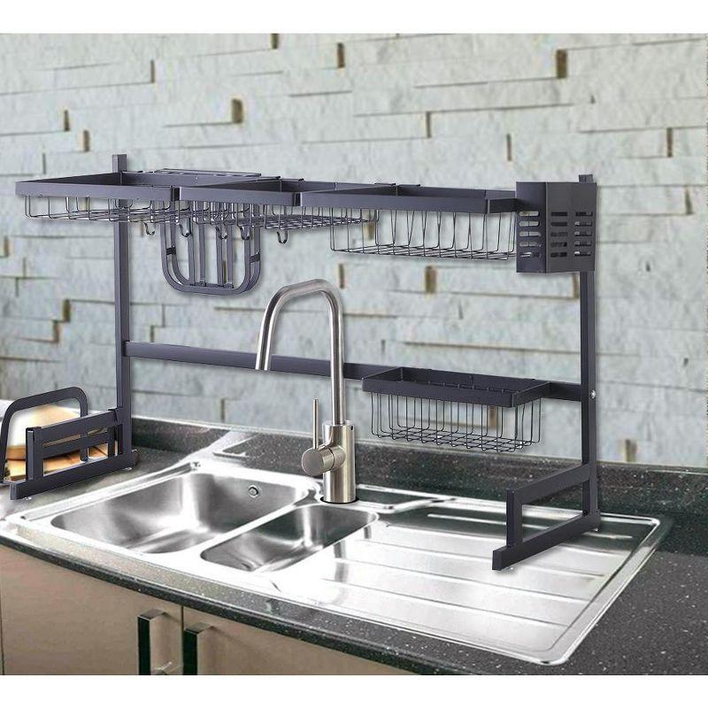 Lexi Home X-Large Over the Sink Dish Rack Drainer