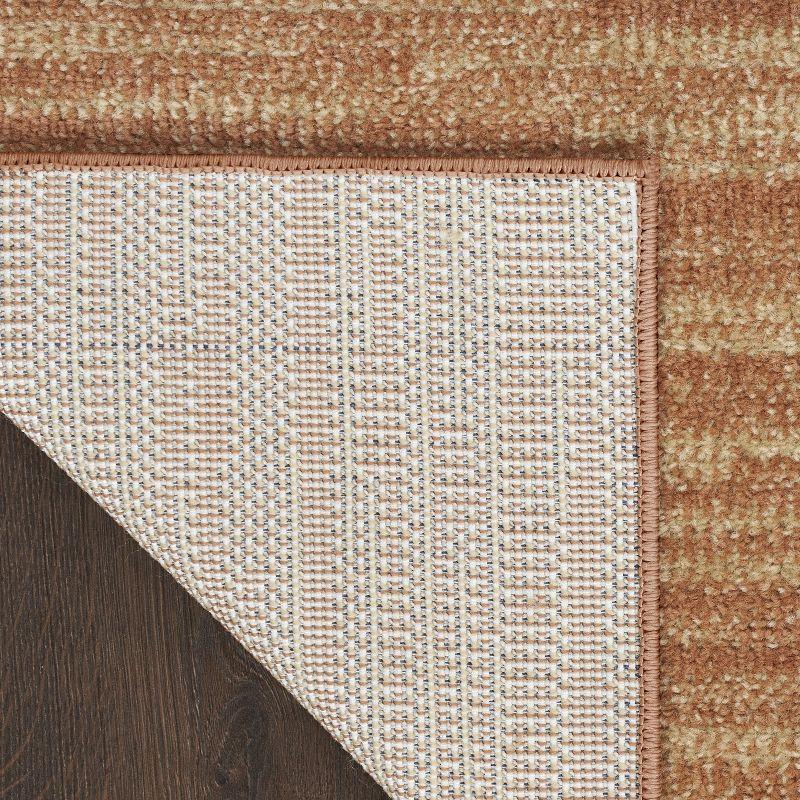 Nourison Essentials Easy Care Indoor Outdoor Area Rug - Rust 9' x 12'