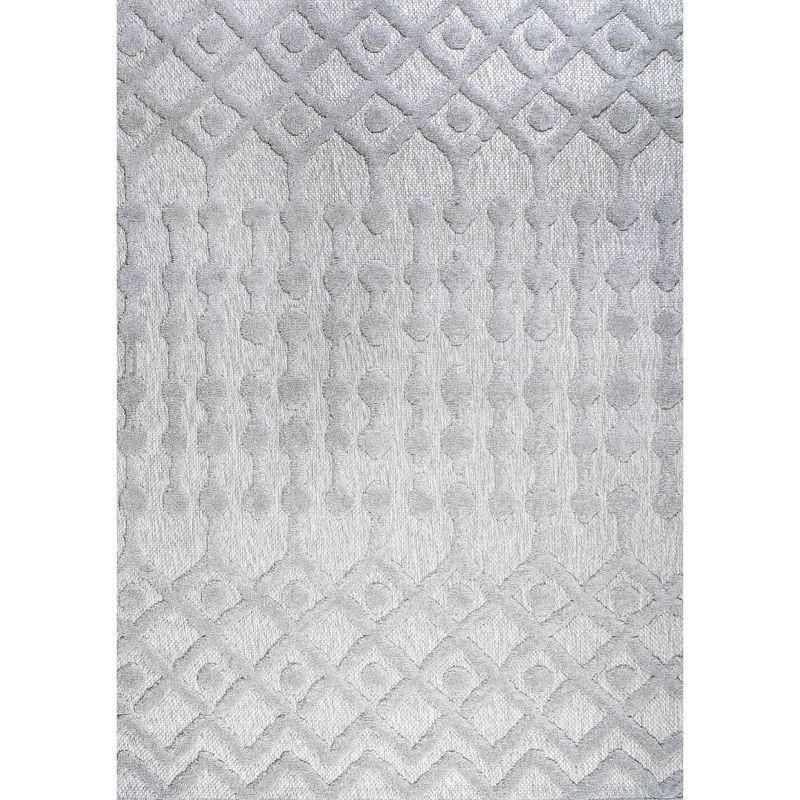 Peralta Moroccan Diamond Indoor/Outdoor Area Rug - JONATHAN Y