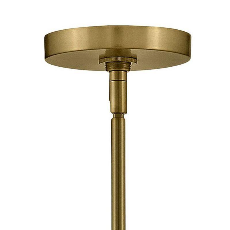 Lark Axton 10 - Light Chandelier in  Lacquered Brass