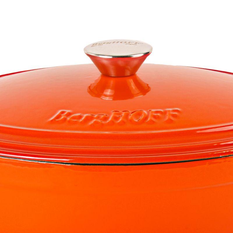 BergHOFF Neo 7Qt. Cast Iron Round Covered Dutch Oven, Orange