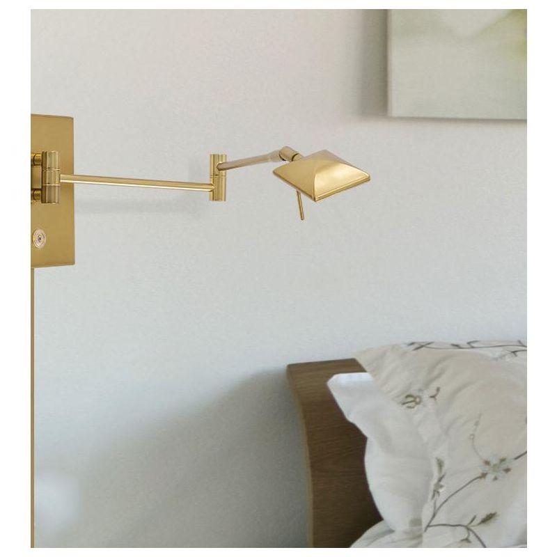 George Kovacs Lighting 1 - Light Swing Arm Lamp in  Honey Gold