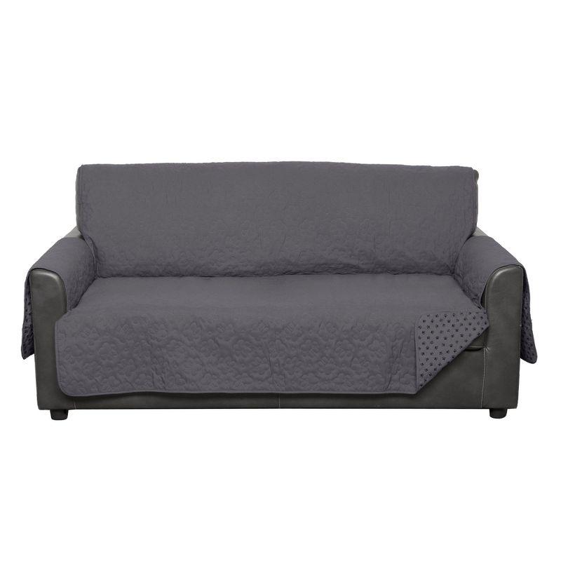 FurHaven Reversible Water-Resistant Small Sofa Loveseat Cover Furniture Protector