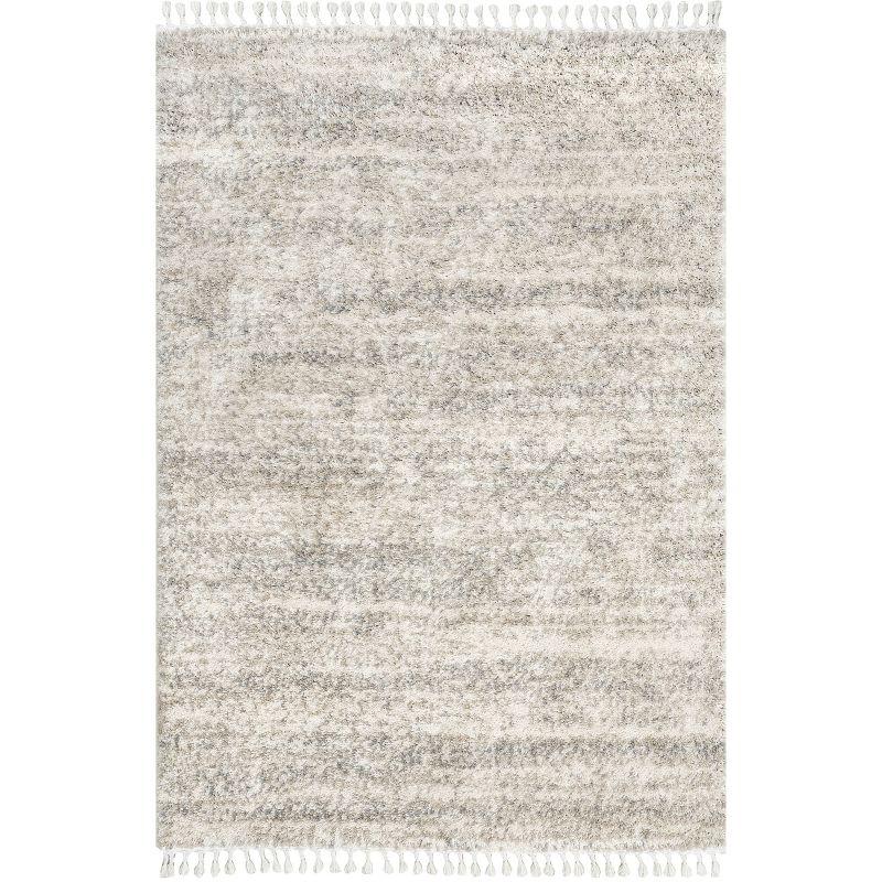 nuLOOM Brooke Shag Tasseled Area Rug