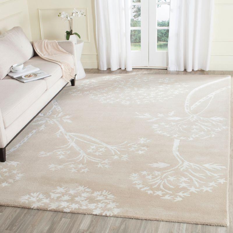 Bella BEL131 Hand Tufted Area Rug - Sand/Ivory - 8'x10' - Safavieh.