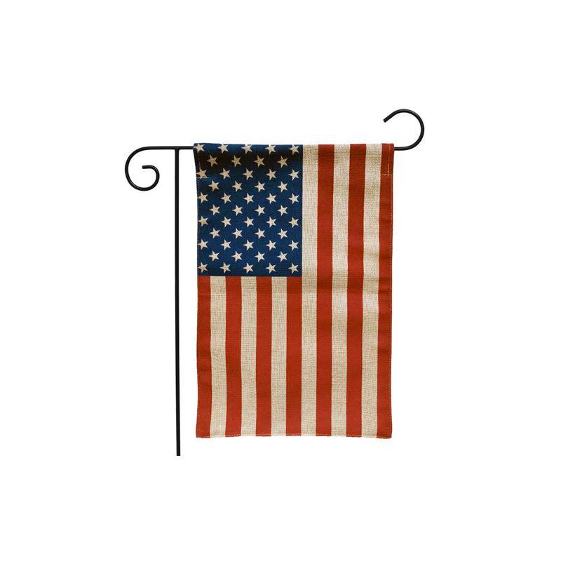 American Flag Burlap Garden Flag 18" x 12.5" Briarwood Lane