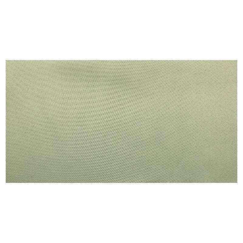 40"x95" Sun Zero Blackout Kenneth Energy Saving Rod Pocket Curtain Panel Sage Green: Noise Reduction, Energy Efficient