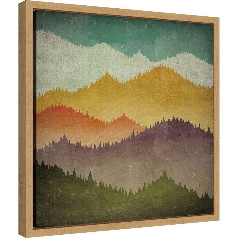 Amanti Art Mountain View by Ryan Fowler Framed Canvas Wall Art