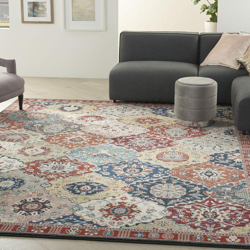 Nourison Parisa Floral Mosaic Indoor Area Rug