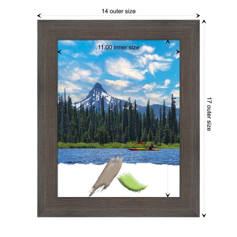 Amanti Art Hardwood Narrow Wood Picture Frame