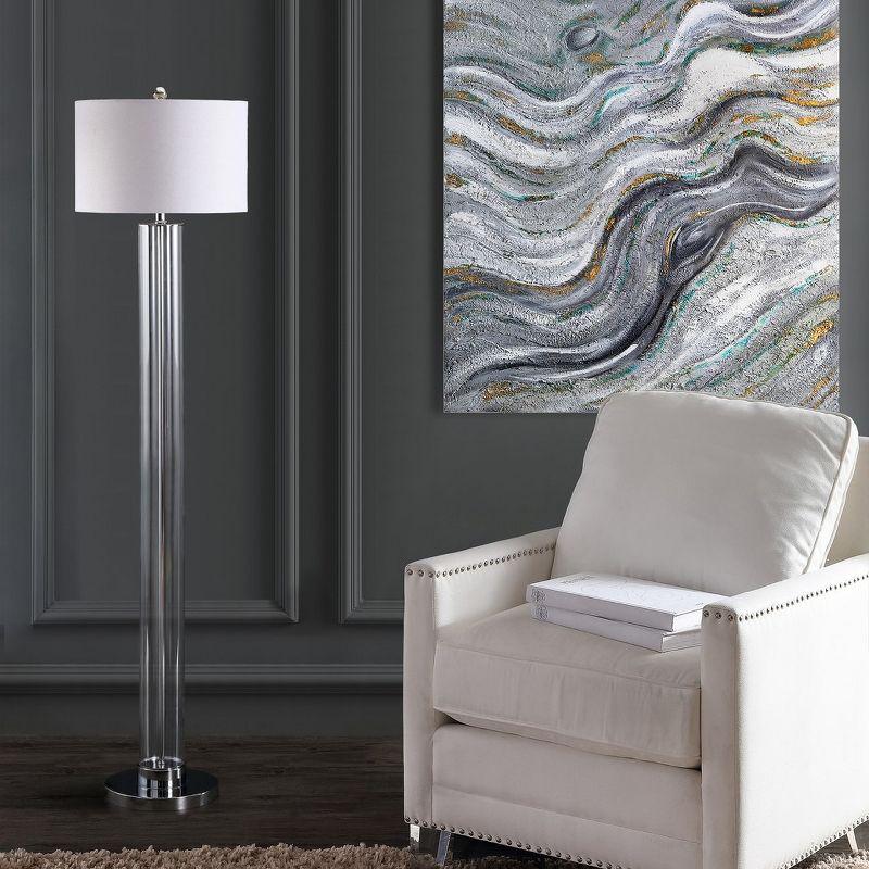 Lovato 64 Inch H Floor Lamp - Clear - Safavieh