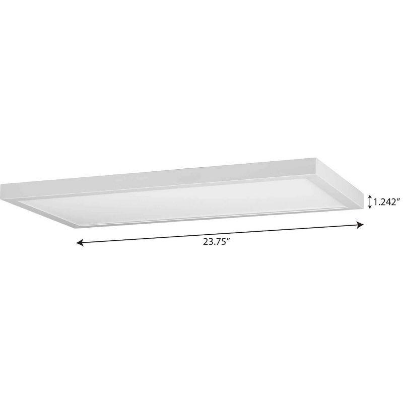 Progress Lighting, Everlume Collection, 1-Light, LED Linear Panel Light, Satin White, Frosted Polycarbonate Shade